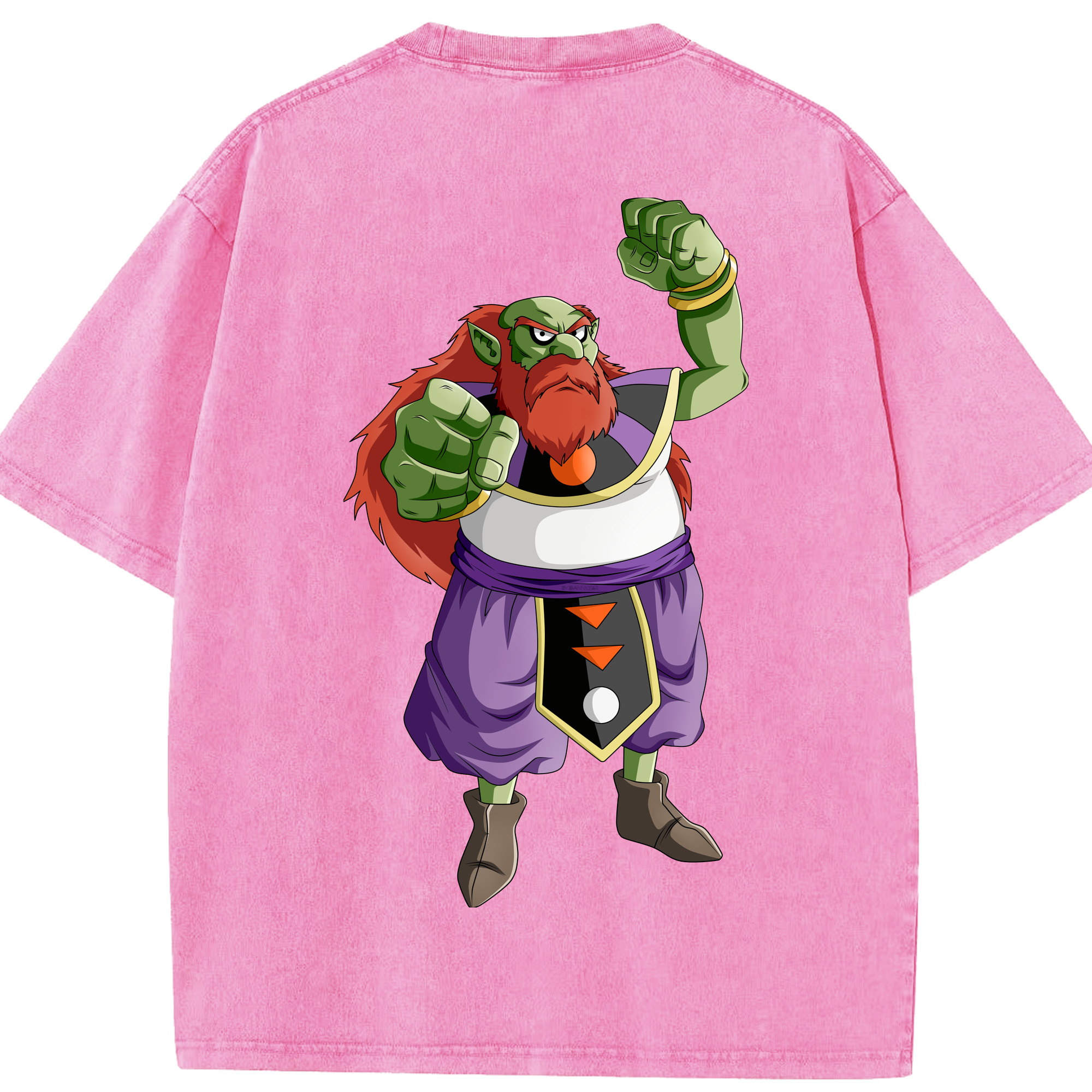 （画像用） ドラゴンボール DRAGON BALL 綿100% ヴィンテージ風 半袖Tシャツ（背面プリント）